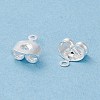 Brass Ear Nuts KK-P001-75S-3