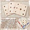24Pcs Wood Tool for Knitting Loom Accessories TOOL-GA0001-90B-01-4