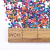 8/0 Baking Paint Glass Seed Beads SEED-S002-KM-1