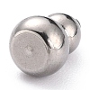 Non-Tarnish 304 Stainless Steel Beads X-STAS-B011-05B-P-3