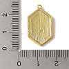 Rack Plating Brass Enamel Pendant KK-A229-31G-4