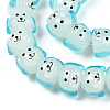 Handmade Lampwork Beads Strands LAMP-N021-42B-3