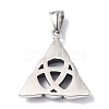 304 Stainless Steel Pendants X-STAS-C065-15AS-2