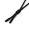 Adjustable Natural Quartz Crystal Teardrop with Spiral Pendant Necklace with Nylon Cord for Women NJEW-L171-04F-6