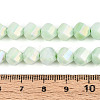 Anti-Tarnish Electroplate Glass Beads Strands GLAA-T025-8mm-14E-4