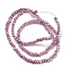 Opaque Baking Paint Glass Beads Strands DGLA-F002-03G-3