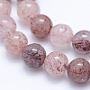 Natural Strawberry Quartz Beads Strands G-J373-16-10mm-2