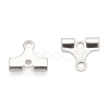 Tarnish Resistant 304 Stainless Steel Folding Crimp Ends STAS-M250-02-2