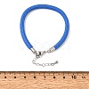 Braided Round Polyester Cord Bracelet Makings FB-CBAEDA0-01P-31-3