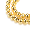 Electroplate Non-magnetic Synthetic Hematite Bead Strands X-G-Q466-8mm-01-1