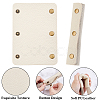 4Pcs Detachable PU Imitation Leather Bag Handle Wrap PURS-BBC0001-08C-3