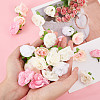 CRASPIRE 100Pcs 4 Colors Cloth Imitation Rose AJEW-CP0001-84-3