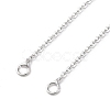 1.5MM Brass Cable Chain Necklace Making NJEW-D302-75P-2