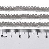 Baking Paint Imitation Jade Glass Bead Strands DGLA-A034-J4MM-A43-3