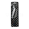 Rectangle Glitter Holographic Plastic Yin-yang Zip Top Gift Bags OPP-E004-01C-D01-2