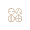2 Sets Plywood Candle Wick Holders AJEW-BC0007-87B-7