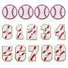 5Pcs Polyester Thread Cloth Patches PATC-DC0001-13-1