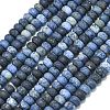 Natural Dumortierite Beads Strands G-P575-A03-8x5mm-2