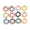 Opaque Acrylic with Enamel Beads X-MACR-D029-02-1