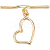 8Pcs Brass Toggle Clasps KK-BBC0018-89-6