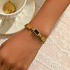 Vintage Stainless Steel Panzer Chain Bracelets for Women LS8659-2