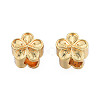 Brass European Beads KK-N259-24-3