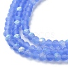 Imitation Jade Glass Beads Strands EGLA-A034-T2mm-MB14-4