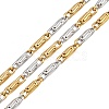 Two Tone 304 Stainless Steel Lumachina Chains CHS-P028-06A-1