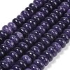 Dyed Natural White Jade Beads Strands G-G107-A13-01-1