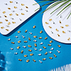 90Pcs 3 Styles Brass Twist Beads KK-ME0003-59-4