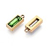 304 Stainless Steel Glass Charms STAS-N110-20G-2