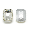 Pointed Back Glass Rhinestone Cabochons RGLA-T079-13x18mm-01-2
