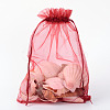 Organza Gift Bags with Drawstring OP-R016-17x23cm-03-1