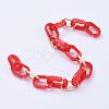 Handmade Paperclip Chains AJEW-JB00606-04-2