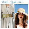 Polyester with Paillette Lace Trim Ribbon OCOR-WH0101-90E-6