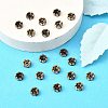 Brass Rhinestone Spacer Beads RB-A014-L8mm-01AB-NF-2