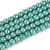 Electroplate Opaque Glass Beads Strands GLAA-T032-P4mm-AB12A-1