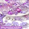 250G Opaque & Transparent Acrylic Beads MACR-YW0003-90E-1