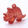 Transparent Acrylic Pendants TACR-T002-06-4