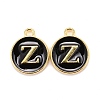 Golden Plated Alloy Charms LS-ENAM-S118-02Z-1