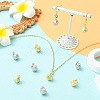 10Pcs 2 Colors Brass Charms KK-CJ0004-50-6