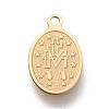 Ion Plating(IP) 304 Stainless Steel Charms STAS-M228-J01-G-2