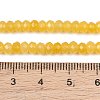 Dyed Natural Malaysia Jade Rondelle Beads Strands X-G-E316-2x4mm-30-5