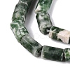 Natural Green Spot Jasper Beads Strands GG-N002-01A-28-4