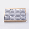 Cuboid Wood Bracelet Displays BDIS-K003-01-2