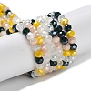 Glass Beads Strands EGLA-A034-M4mm-38-2