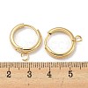 201 Stainless Steel Huggie Hoop Earring Findings STAS-P283-01Z-G-3
