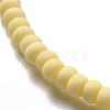 Handmade Frosted Porcelain Beads PORC-E017-01K-3