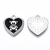 Eco-Friendly Alloy Enamel Pendants ENAM-Q437-042P-01-NR-2