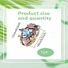 1Pc Zinc Alloy Resin Finger Rings RJEW-LP0005-21-2